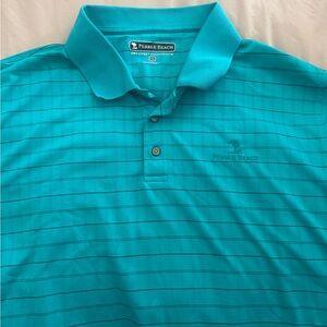 Pebble Beach Men's Turquoise Polo Shirt